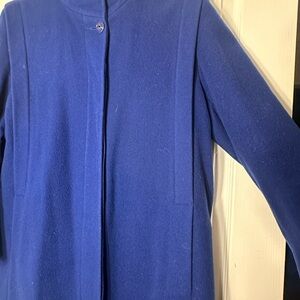 Vintage Mint Condition Forecaster Wool Elegant Blue Women's Coat